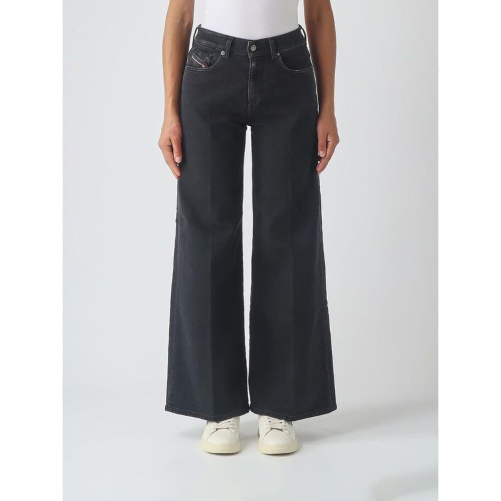 Diesel Women Diesel D-Akemi High-Waisted Wide-Leg Jeans In Stretch Denim